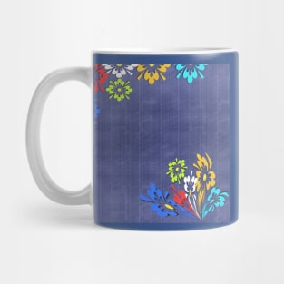 Blue denim pattern Mug